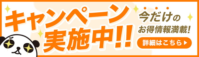 キャンペーン実施中